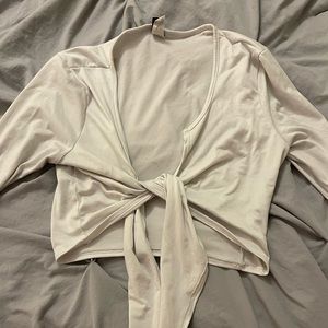 Windsor white long sleeve going out top